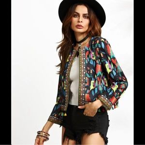 Colorful Tribal Blazer